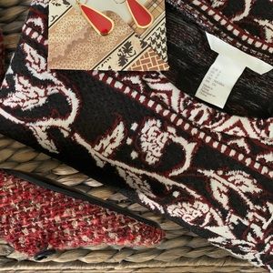 H&M Multi-Colored Drop Sleeve Sweater